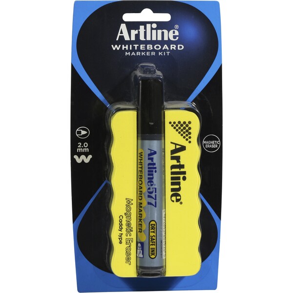 Artline Whiteboard Marker Magic Eraser Caddy each