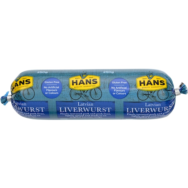 Hans Liverwurst Latvian 250g