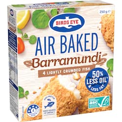 Birds Eye Air Baked Barramundi Crumbed Fish 250g