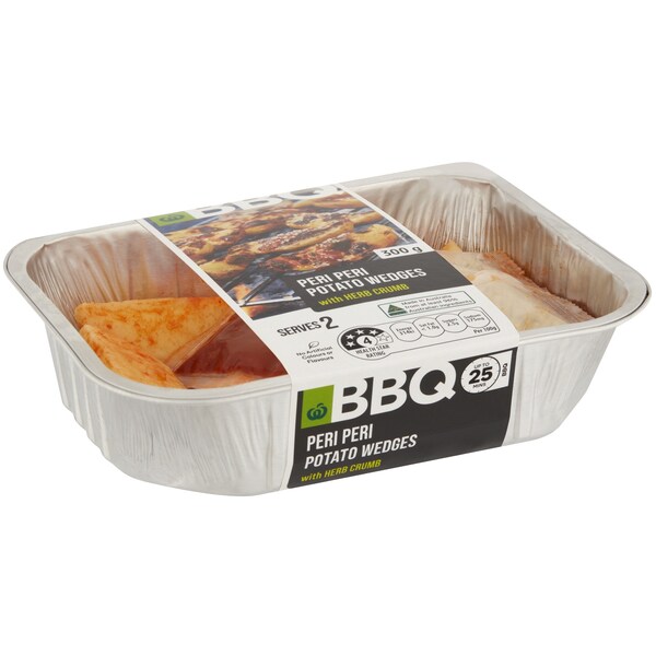 Woolworths Bbq Peri Peri Potato Wedges 300g