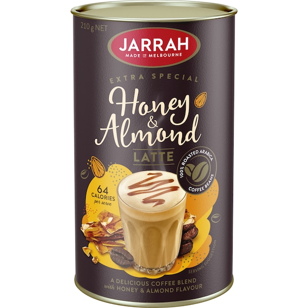 Jarrah Honey & Almond Latte 210g