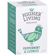 Higher Living Peppermint & Licorice Tea