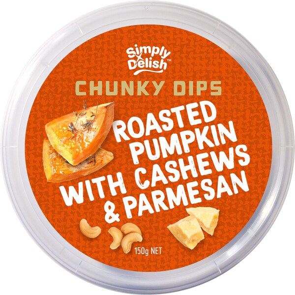 Simply Delish Roasted Pumpkin With Cashews & Parmesan 150g
