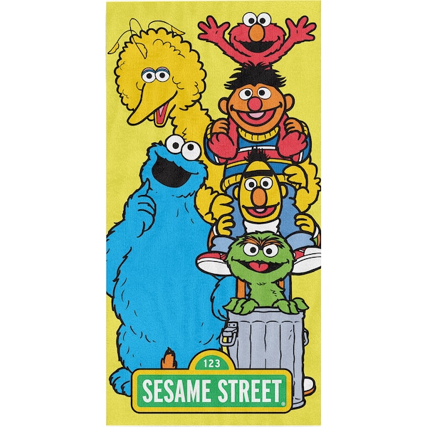 Christmas Beach Towel Sesame Street each