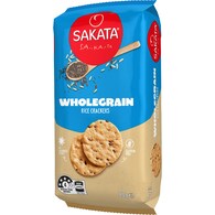 Sakata Rice Crackers Wholegrain Original Snack