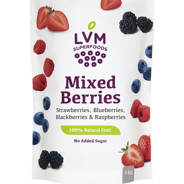 LVM Superfoods Mixed Berries 1kg