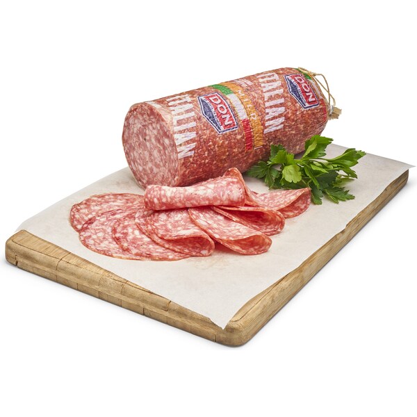 Don Italian Style Salami Sliced From The Deli per kg