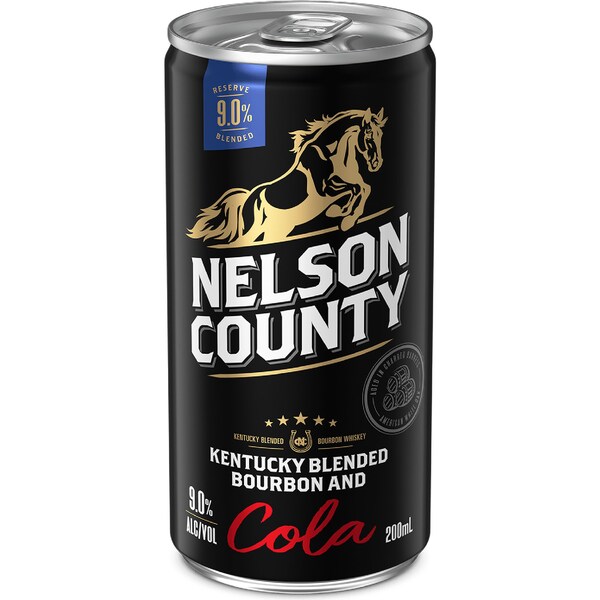Nelson County Bourbon & Cola Can 200ml