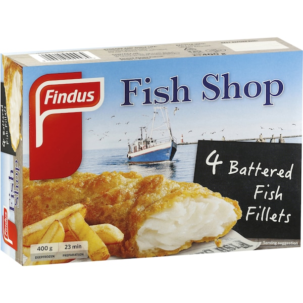 Findus Fish Shop Beer Battered Fish Fillets 4pk 400g