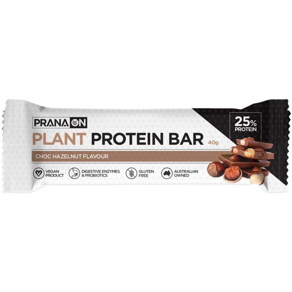 PranaOn Plant Protein Bar Choc Hazelnut Flavour 40G