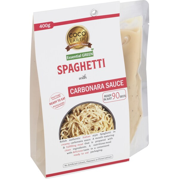 Coco Earth Spaghetti With Carbonara Sauce 400g