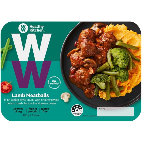 Weight Watchers Healthy Kitchen Lamb Meatballs Chilled Meal 400g