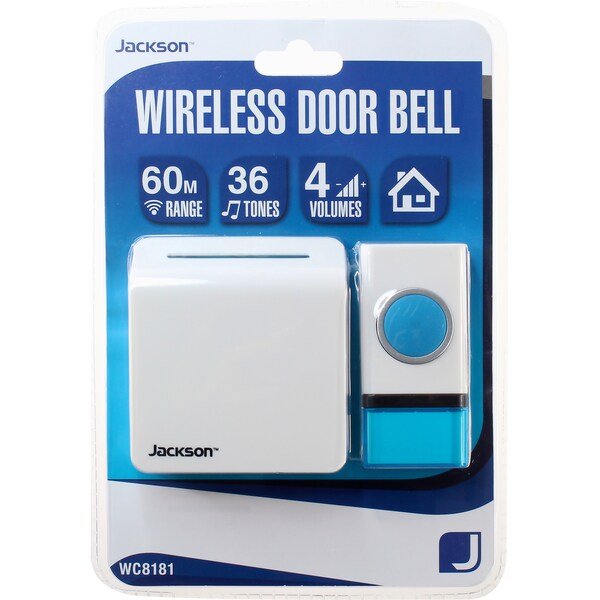Jackson Wireless Door Chime Kit White Each