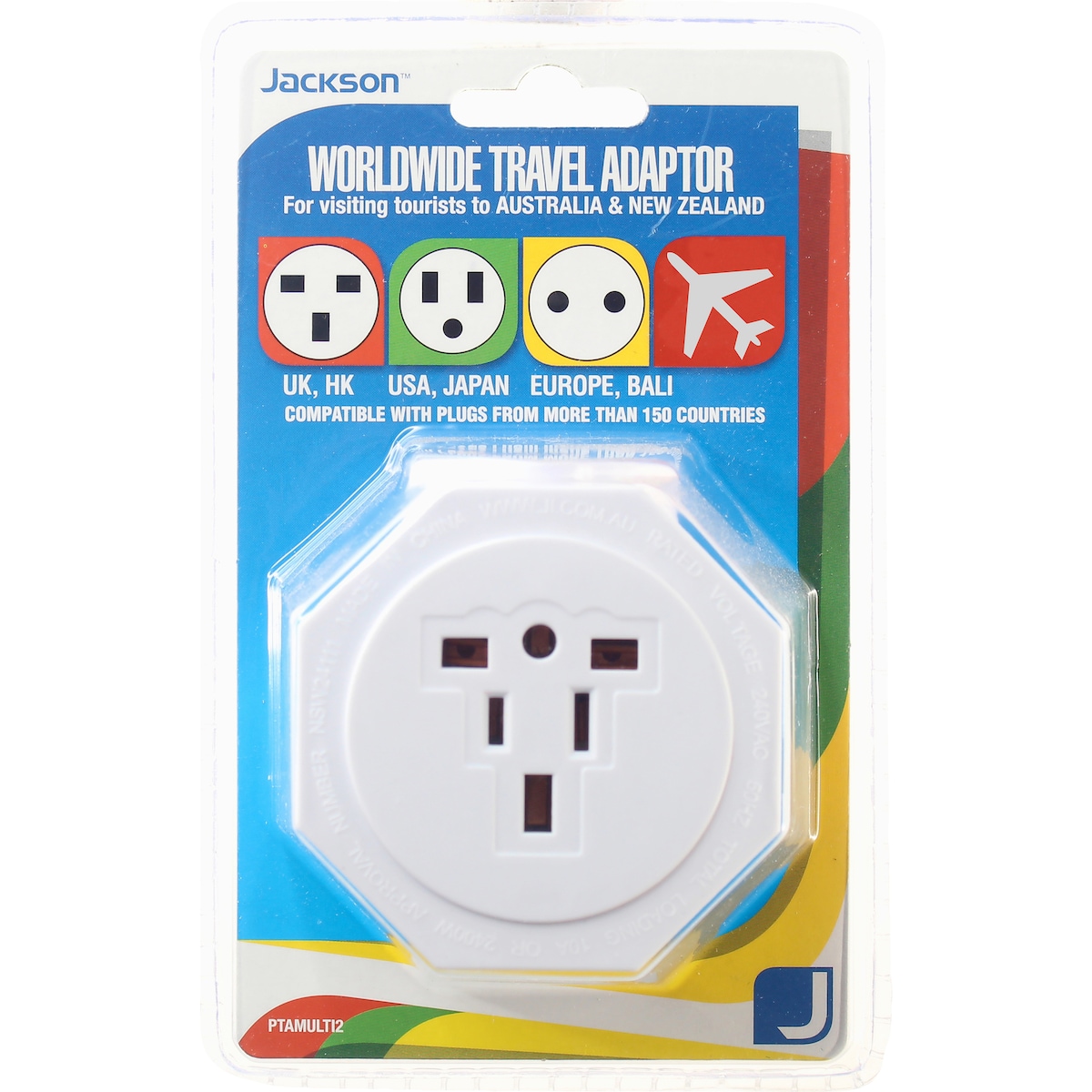 Jackson Worldwide Travel Adaptor Each | Woolworths