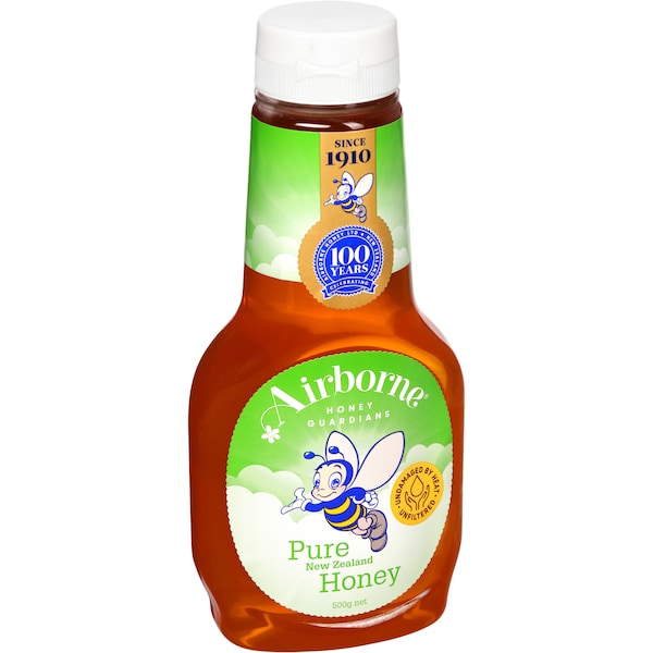 Airborne Pure New Zealand Honey 500g