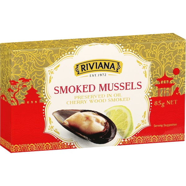 Riviana Smoked Mussels 85g
