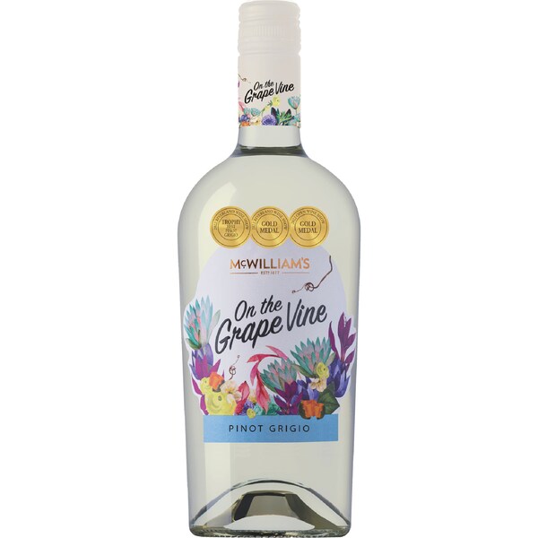 McWilliam's Wines On The Grapevine Pino Grigio 750mL