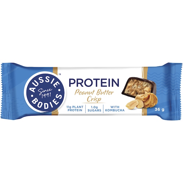 Aussie Bodies Protein Bar Peanut Butter Crisp 36g