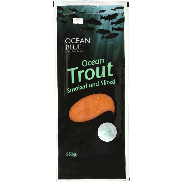 Ocean Blue Sliced Ocean Trout 250g
