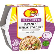 Sunrice Microwave Japanese Teriyaki Style Rice Cups