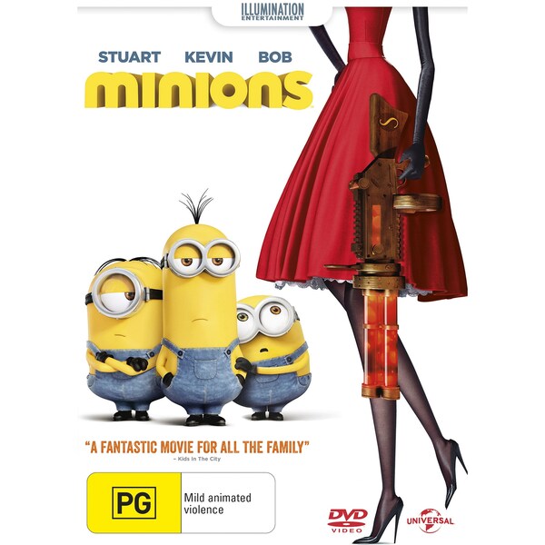 Minions Blue-Ray Disc Each