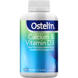 Ostelin Calcium & Vitamin D3 Tablets Tablets 130 pack – Woolworths