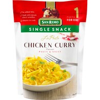 San Remo La Pasta Chicken Curry Single Snack
