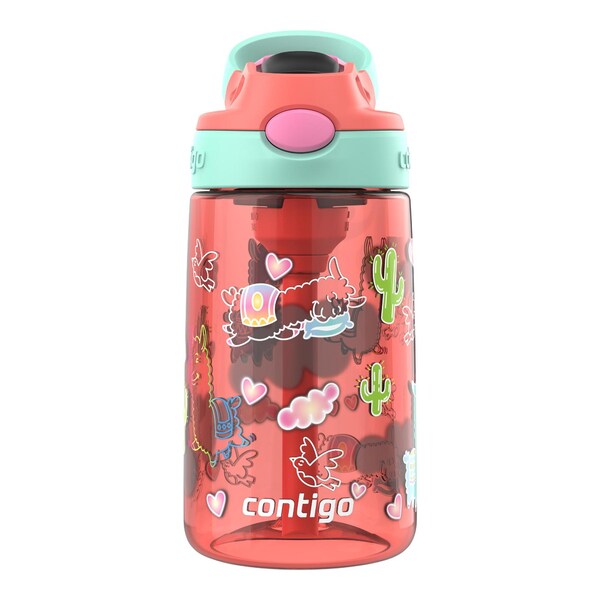 Contigo Kids Aubrey Llamas Water Drink Bottle 414mL each