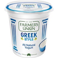 Farmers Union Natural Greek Style Yoghurt