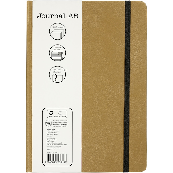 Woolworths A5 Journal each