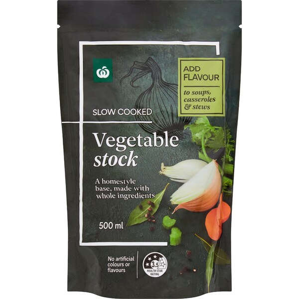 Woolworths Vegetable Stock 500mL