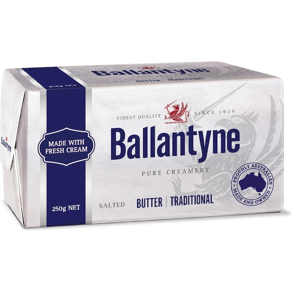 Ballantyne Traditional Salted Butter 250g