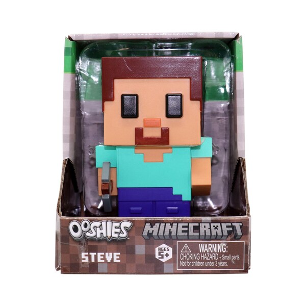 Minecraft Ooshies Vinyl Steve 4 Inch each
