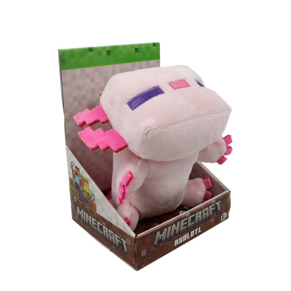Minecraft Ooshies Plush Axolotl 6 Inch each