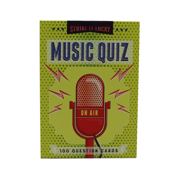 Lucky Lad Strike It Lucky Music Quiz 100 Pack