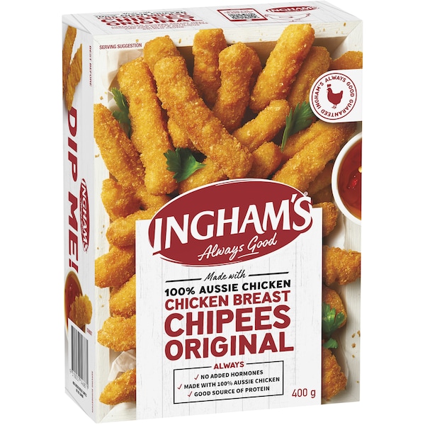 Ingham's Frozen Chicken Breast Chipees 400g