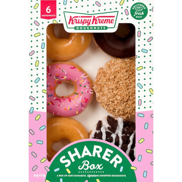Krispy Kreme Assorted Sharer 6 pack