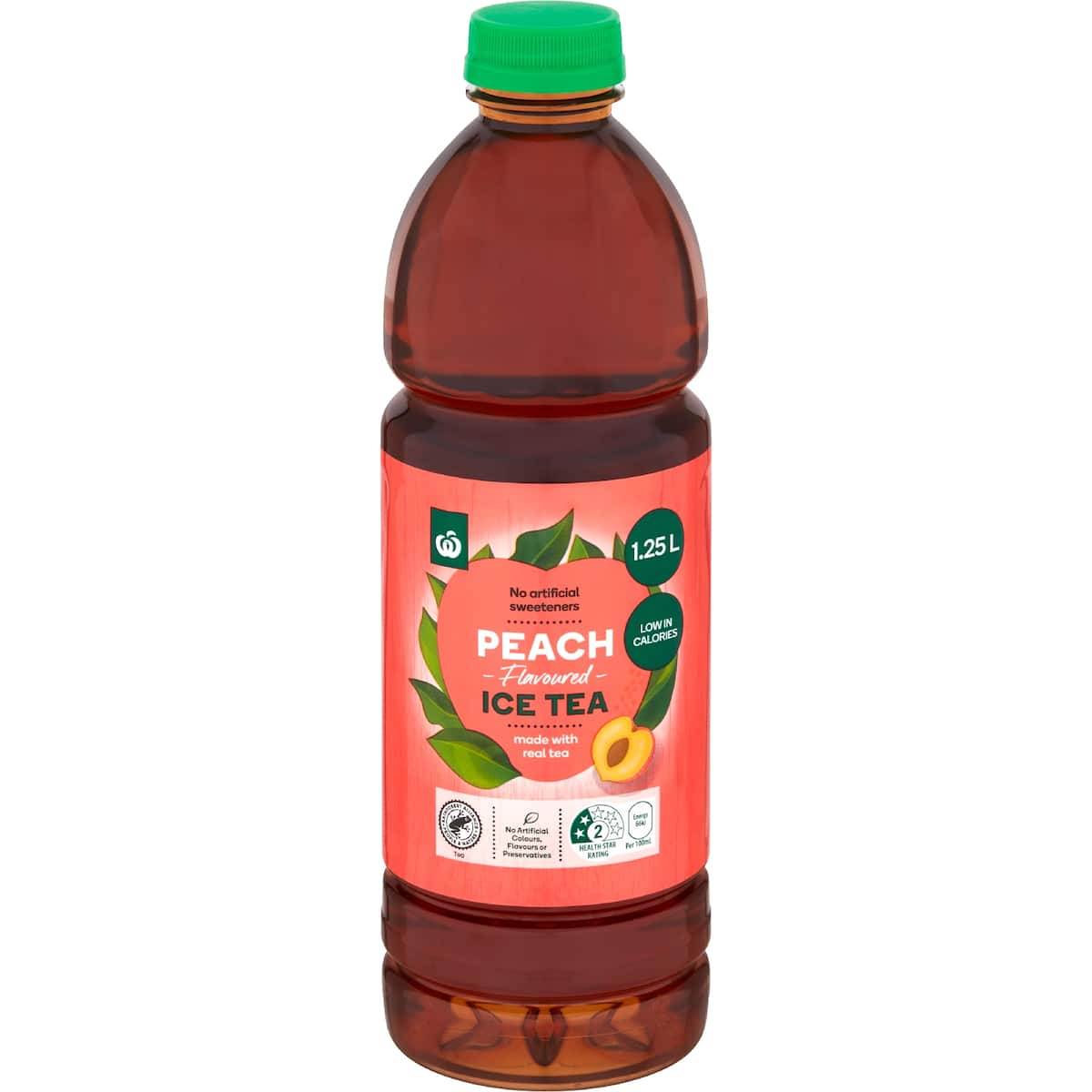 Woolworths Peach Flavoured Ice Tea 1.25L | bunch