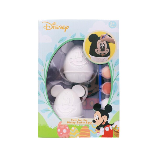 Easter Paint Your Own Plaster Egg Mickey 2 pack