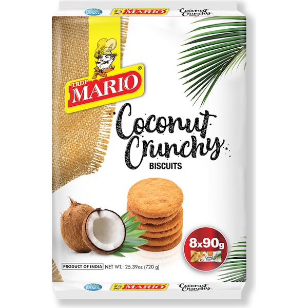 Mario Coconut Crunchy Biscuits 90g x 8 pack