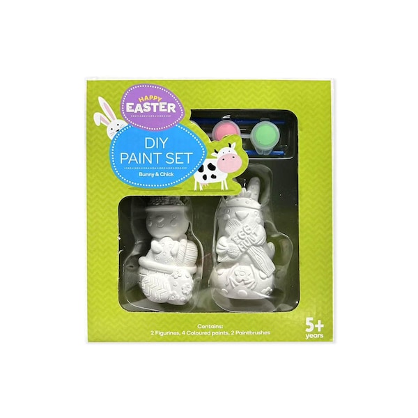 Easter Do It Yourself Paint Set Bunny & Chick 2 pack