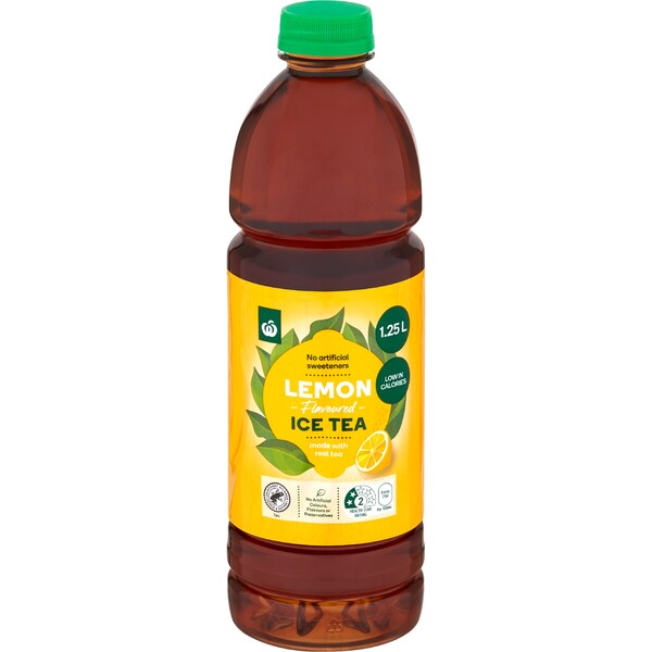 Woolworths Lemon Flavoured Ice Tea 1.25L