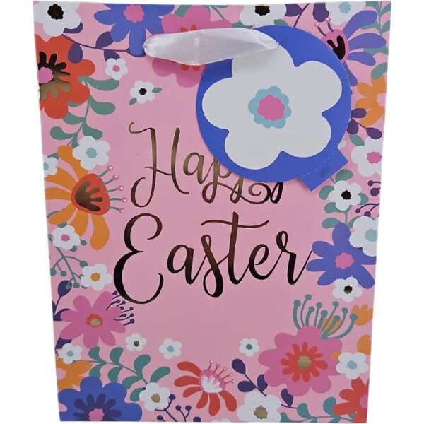 Easter Gift Bag Medium Floral Easter each