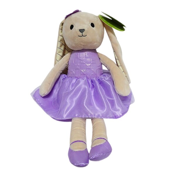 Easter Character Bunny Toy Purple Dress each