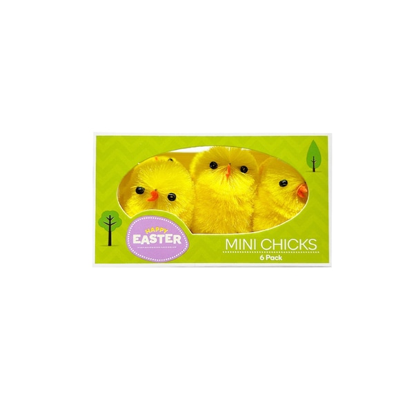 Easter Mini Chicks Yellow 6 pack