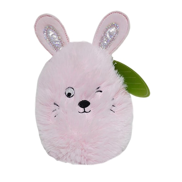 Easter Small Plush Bunny Toy Pink each