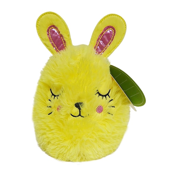 Easter Small Plush Bunny Toy Yellow each