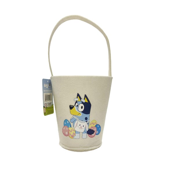 Easter Bluey Felt Egg Hunting Bucket each