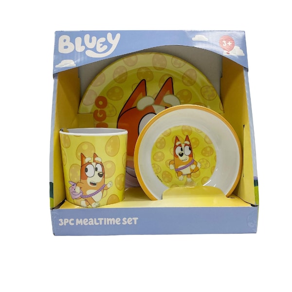 Easter Mealtime 3 Piece Melamine Set Bingo each