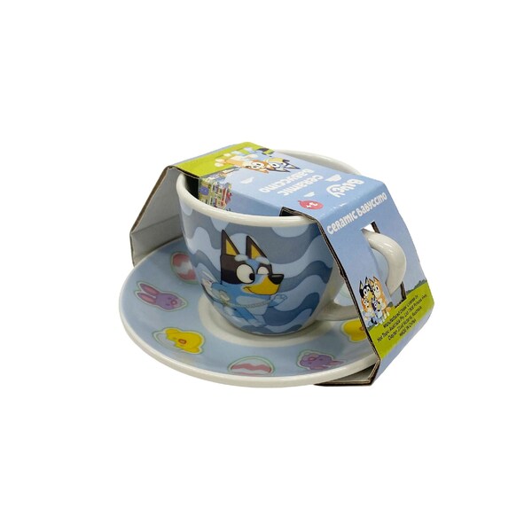 Easter Bluey Ceramic Babyccino Set Bluey each
